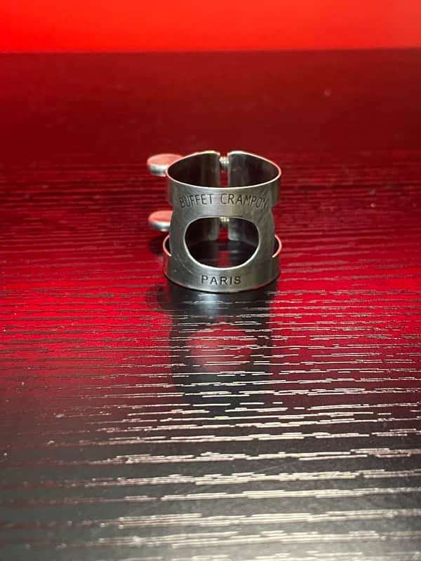 Buffet Crampon Bb Clarinet 2 Screwed Silver Plate Ligature image 1