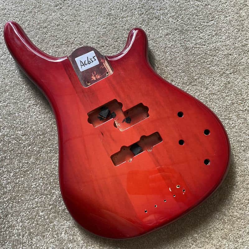 Solid Basswood 4 String Bass Body DIY image 1