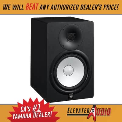 Yamaha HS8 8" Powered Studio Monitor (Single) Black. Has YOUR name on it ! Buy from CA's #1 Dealer! image 2