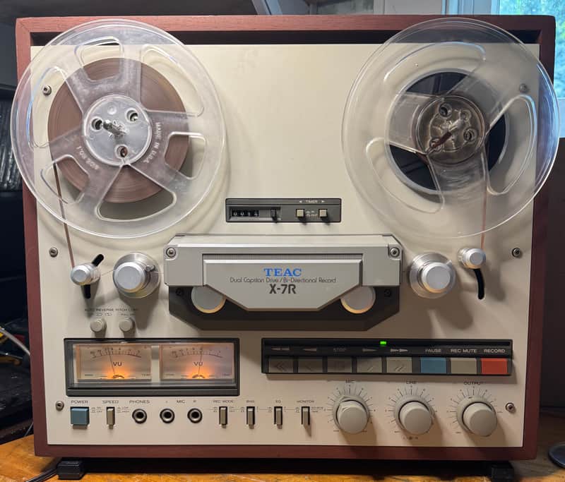 TEAC X-7R Auto Reverse Reel to Reel Tape Recorder Tested & Serviced image 1