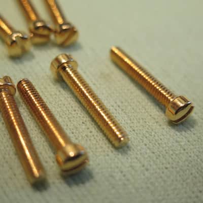 12 Gibson pole pieces screws for paf pickups es-355 Les Paul Custom L5 super 400 made in usa image 12