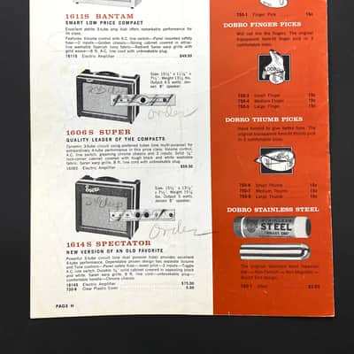 1961 Supro Catalog Case Candy Memorabilia image 2