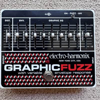 Electro-Harmonix Graphic Fuzz EQ / Distortion / Sustainer 2008 - 2023 - White / Black image 1