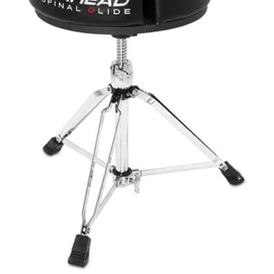 Ahead Spinal G SPGARTB Round Drum Throne Cloth Black Spin Up Base image 2