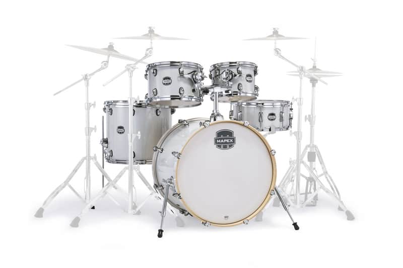 Mapex Mars Birch Drum Kit Rock Shell Set, Diamond Sparkle MA529SF-DT image 1