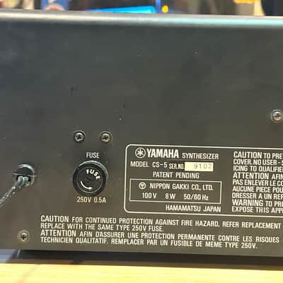Yamaha CS-5 Monophonic Synthesizer image 12
