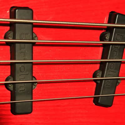 MOON JJ-5 Ash Jazz Bass PGM Transparent Red image 16