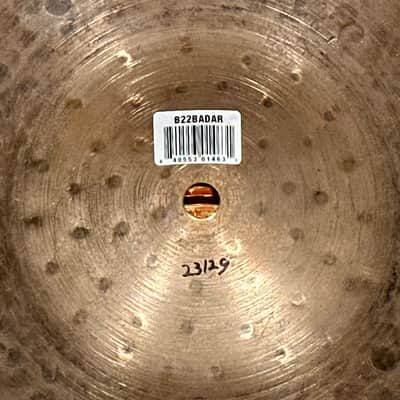 22" Meinl Byzance Dark Big Apple Dark Ride Cymbal 2312g *Video* image 6