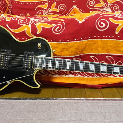 【Final Price!】 1993 Gibson Custom Shop Edition "Pre-Historic" '57 Les Paul Custom Reissue Ebony image 2