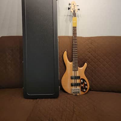 Cort A4PLUSFMMHOPN Neck Thru Construction Mahogany Body 4-String Electric Bass Guitar w/Hard Case image 23
