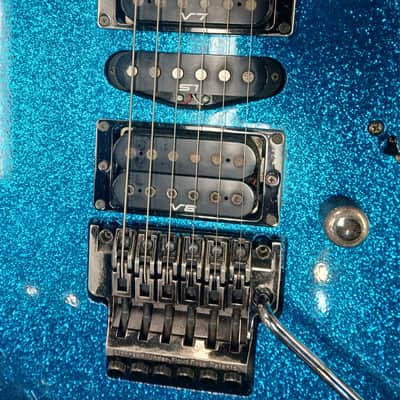 MIJ Ibanez RG517 1990's - Blue Flake image 8