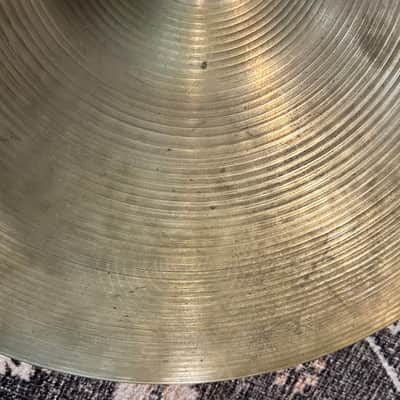Vintage SABIAN 14" AA Regular Hi-Hat Cymbals PAIR 1985-2001 - Natural Patina image 6