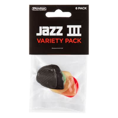 Dunlop PVP 103 Jazz III Pick Variety Pack - Set of Picks image 1