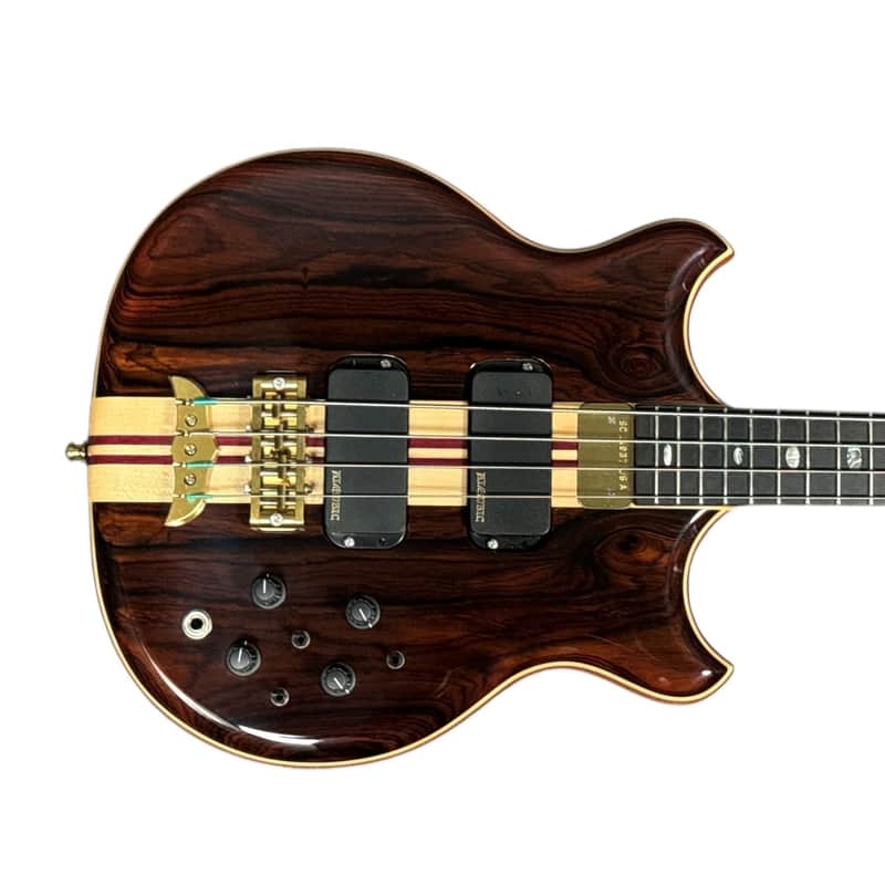 Alembic Stanley Clarke Sign Deluxe, Cocobolo / Ebony / Red and Amber LED's USED /Excellent *ONE OWNER NEVER GIGGED* *IN STOCK* image 1