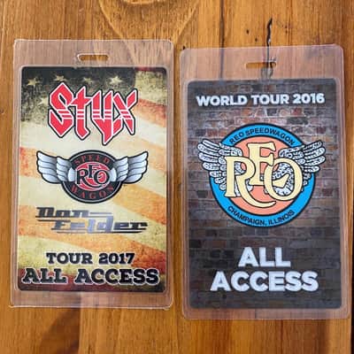 REO Speedwagon, Bryan Hitt’s 2016 Ludwig -Gibraltar Complete Drum Set. Band Signed! Extras! image 6