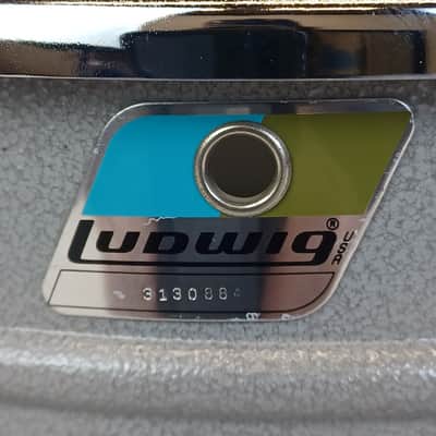 Ludwig 5x14"Acrolite #3130884 Snare Drum B/O 80s Aluminum Shell Vintage USA 8Lug image 2