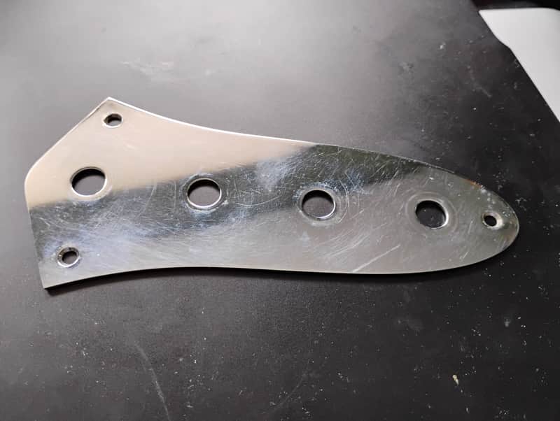 1960s-early 70s Fender Jazz Bass Control Plate Original vintage part for luthier project restoration 60s 70s image 1
