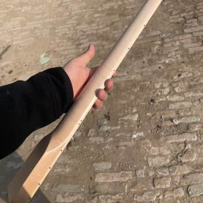 Banana head floyd rose nut stainless steel 22 frets Sickle head Maple guitar neck 25.5inch hole 10mm Lock nut Satin image 6