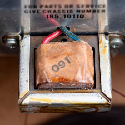 1966 Silvertone 1481 Vintage Tube Amp Class A 1x8 Jensen, Serviced image 12