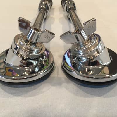 Pair DW Collector’s Series Bass Drum Spurs, Legs, Chrome, Workshop, image 3