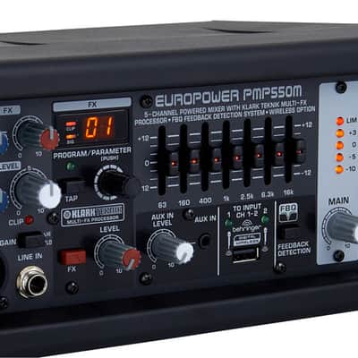 Behringer Europower PMP550M 5-Channel 500-Watt Powered Mixer image 7