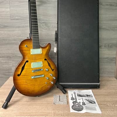 Carvin SH575 Semi-Hollow Electric Synth Access Guitar Piezo w/ Case #2818 image 1