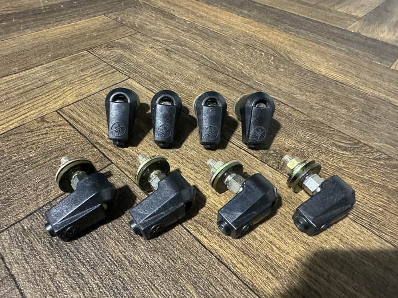 Yamaha Quick Release Bass Drum Lugs / Set Of 8 #ND92 image 1