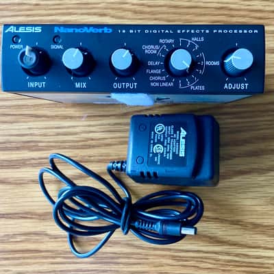 Alesis Nanoverb 18-Bit Digital Effects Processor 1990s - Black image 1