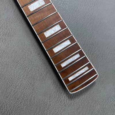 22-Fret Stratocaster Flamed Roasted Maple Guitar Neck image 4