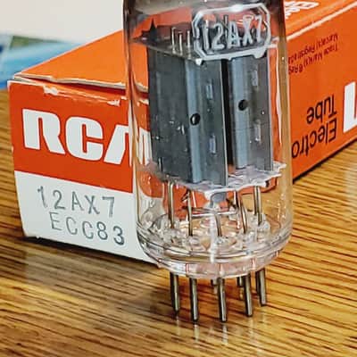 12AX7/ECC83 RCA Tall Plate / Angle Getter MaxiPreamp2/TV7 tested (1) tube lot image 1