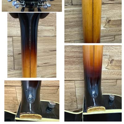 Gretsch 6124 Single Anniversary Hollow Body Guitar 1961 - Shaded Golden Sunburst w/non orig hard case image 18