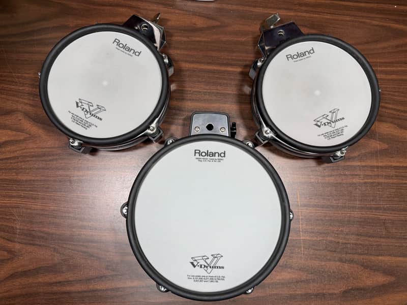 Roland 3 Pack - 2 - PD-85 & 1 - PDX-100 Mesh Head Dual Trigger Pads - U6B9208 image 1