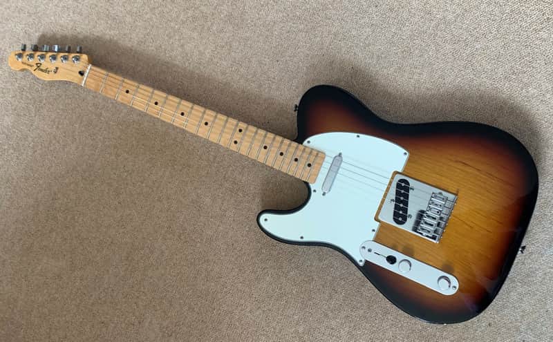 Fender Telecaster 3 Tone Sunburst Mexico 2014 Left Handed