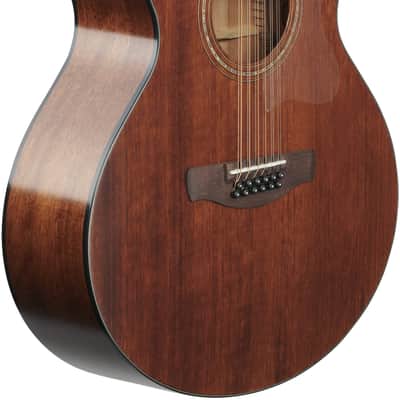 Ibanez AE2912 Acoustic-Electric Guitar, Natural Low Gloss, Open Box (Good) image 4