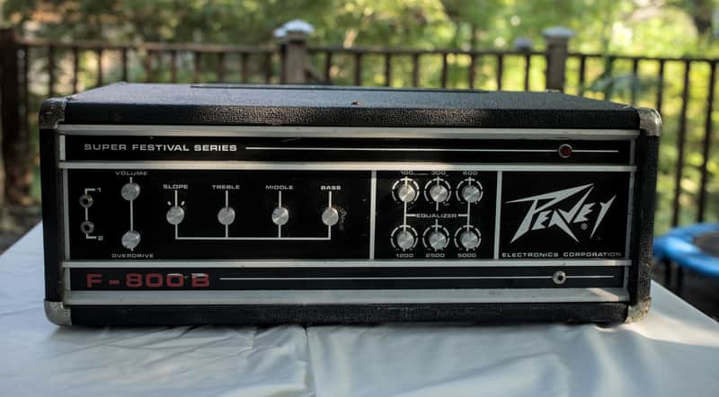Peavey Super Festival F-800B Bass Head 1972-1975 - Black | Reverb