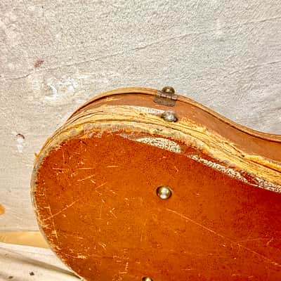 1950's Gibson Les Paul Guitar Case Brown-Pink Lifton 4 Latch Flat Top ~1952-1954 image 18