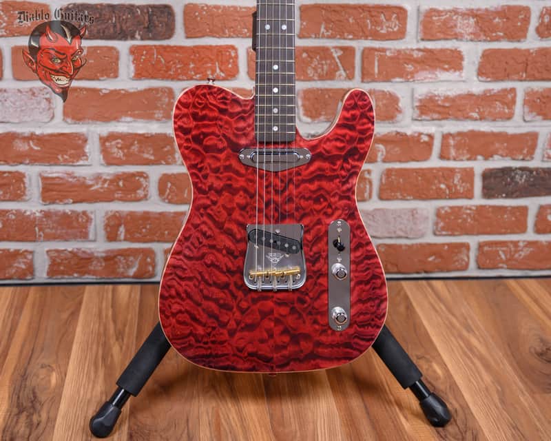 Fender Custom Shop QMT Telecaster NOS Master Built by David Brown Ruby Red 2025 w/OHSC (B-Stock) image 1