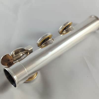 Pearl PF-665 CC flute solid silver headjoint image 7