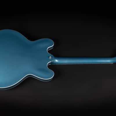 2017 Gibson Memphis Custom ES-335 Block - Pelham Blue | USA Limited Edition Semi-Hollow Burstbucker Humbucker Pickups | CoA OHSC image 10
