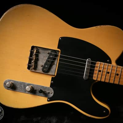LsL Instruments T-Bone 52 "Cice" Relic 100th Guitar Made Butterscotch Blonde image 14