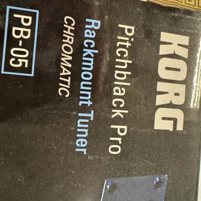 Korg PB-05 Pitchblack Pro Rackmount Tuner 2010s - Black image 2