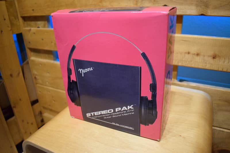 Nobels Stereo Pak 1990 Vintage Guitar Sound Machine 1990 OVP Headphones Korea image 1