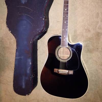 TAKAMINE EF-341SC 1994 Black acoustic electric guitar made in japan image 1
