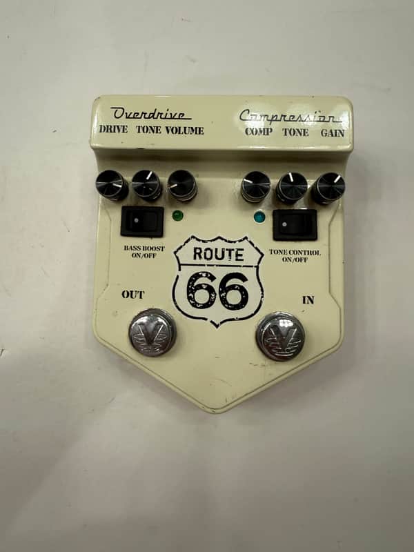 Visual Sound Route 66 V2 Overdrive Compressor Guitar Effect Pedal image 1