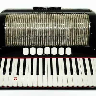 Vintage Accordion Cantulia Sonatina bi 96 Bass, Rare Old German Piano Accordian, New Straps, 2392, Keyboard Accordion Instrument, Rich and Bright Sound image 7