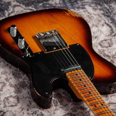 Fender Custom Shop ’51 Telecaster Relic Chocolate 2-Tone Sunburst image 10