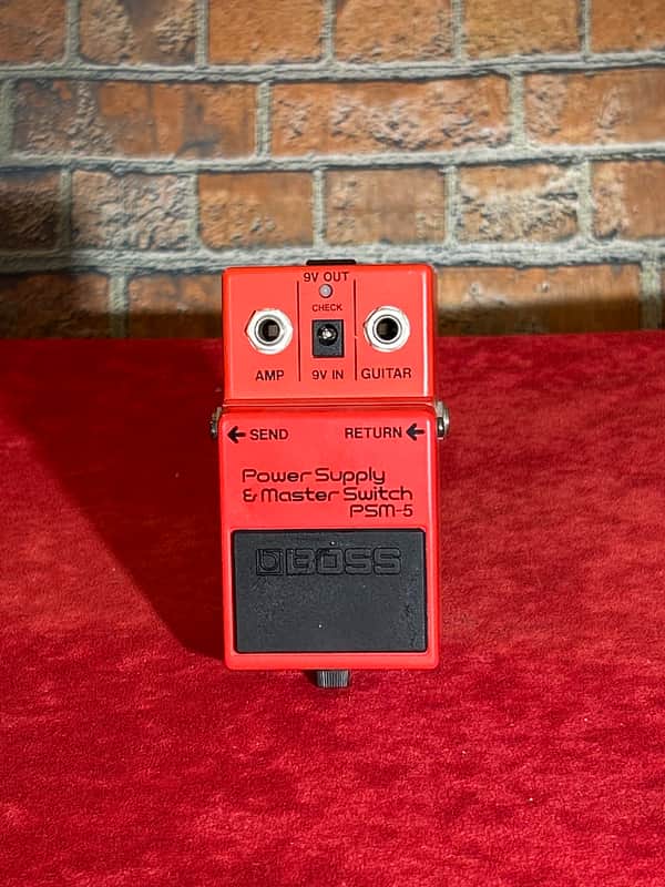 Boss PSM-5 Power Supply & Master Switch (Red Label) 1984 - 1990 - Red image 1