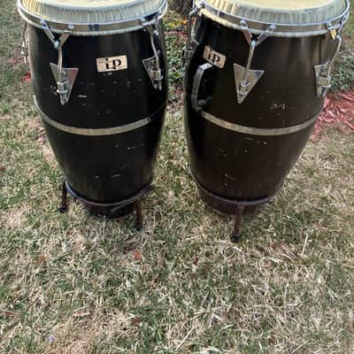 Latin Percussion Conga Drums 1980? - Black on White image 1