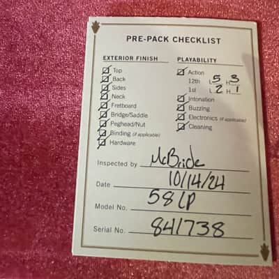 Gibson 58 Les Paul Standard 2025 - Cherry Sunburst image 10