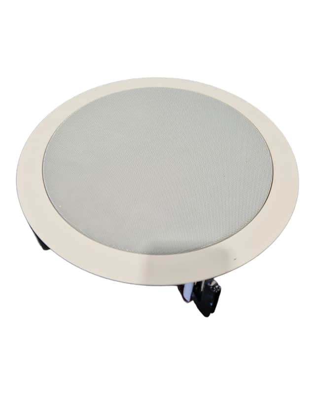 Speakercraft AIM8 One - In-Ceiling Speaker - White - Pivoting Tweeter - Good image 1